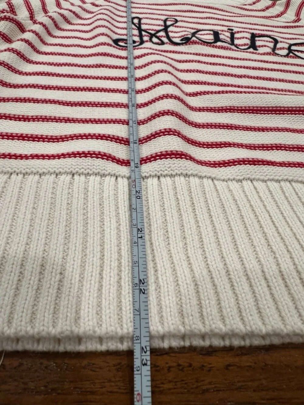 A&F Women’s Stripe Maine  Sweater  Size S
